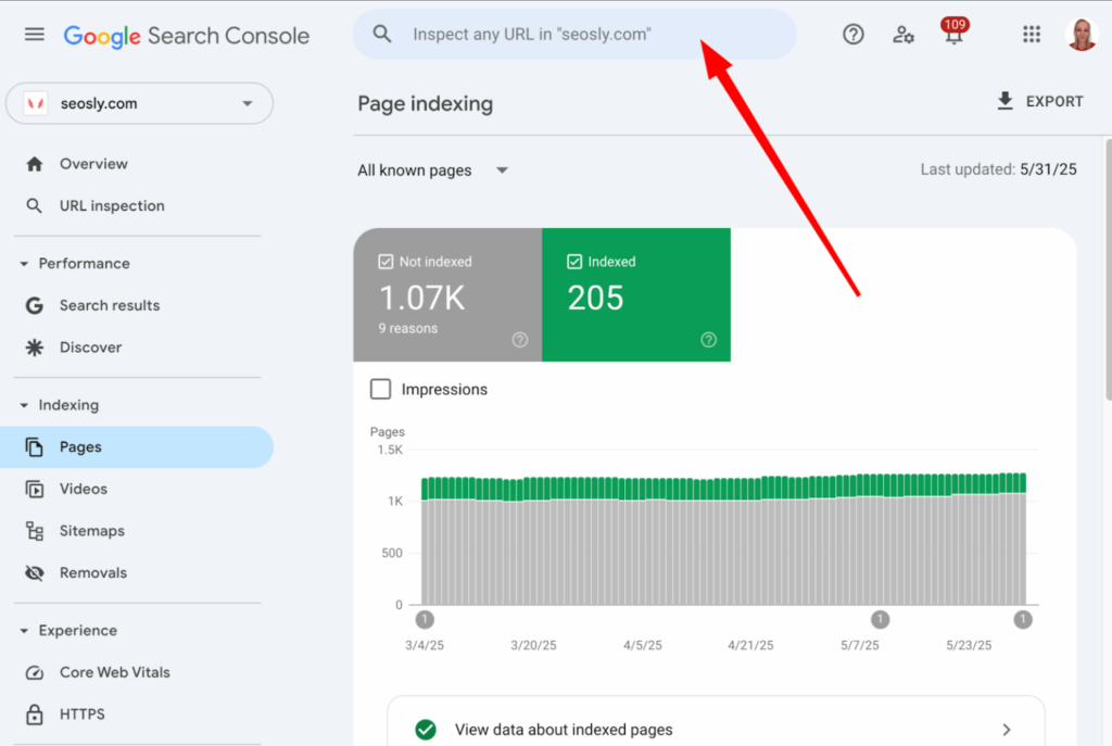URL-Inspection-bar-at-the-top-of-Google-Search-Console